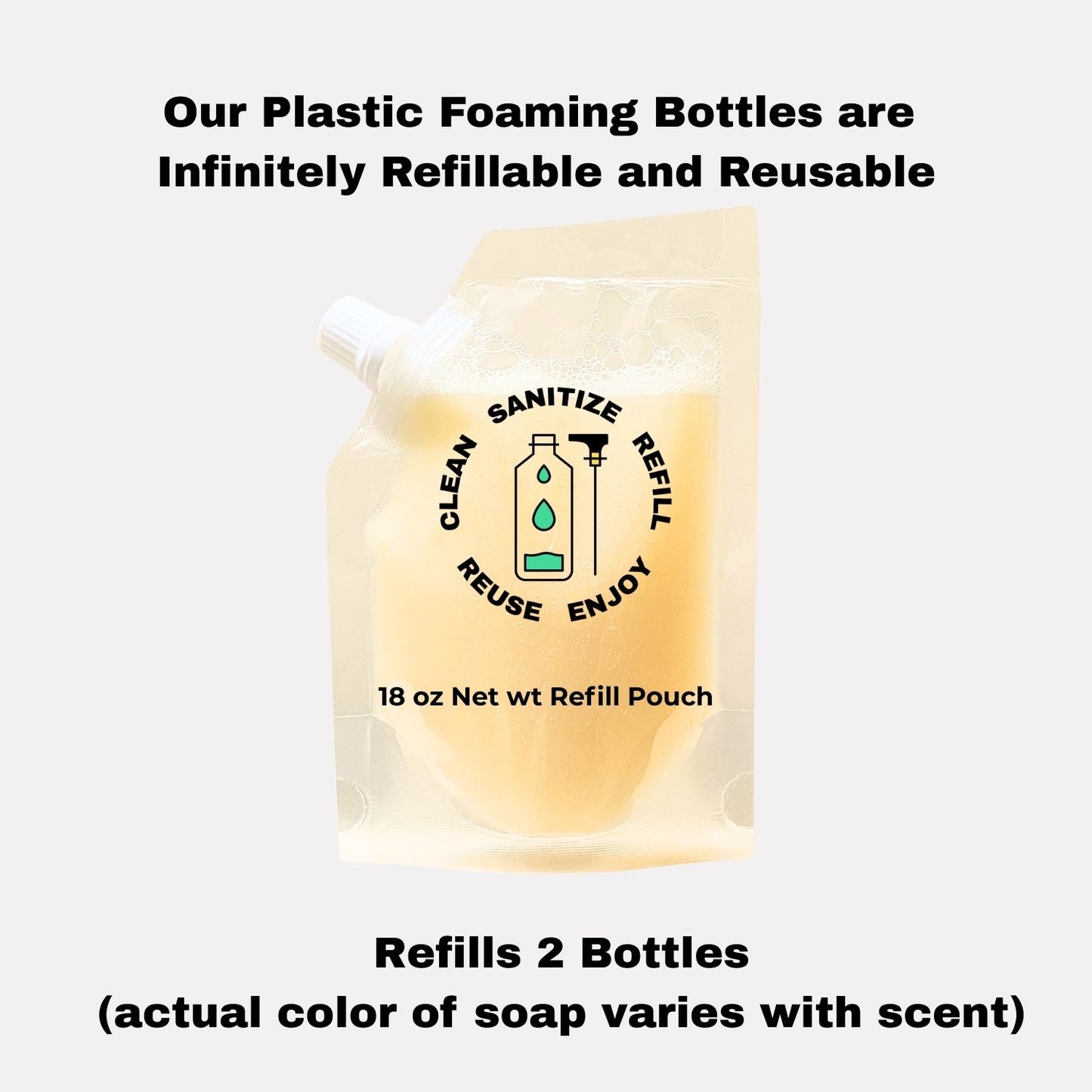 Jabón de manos espumoso artesanal