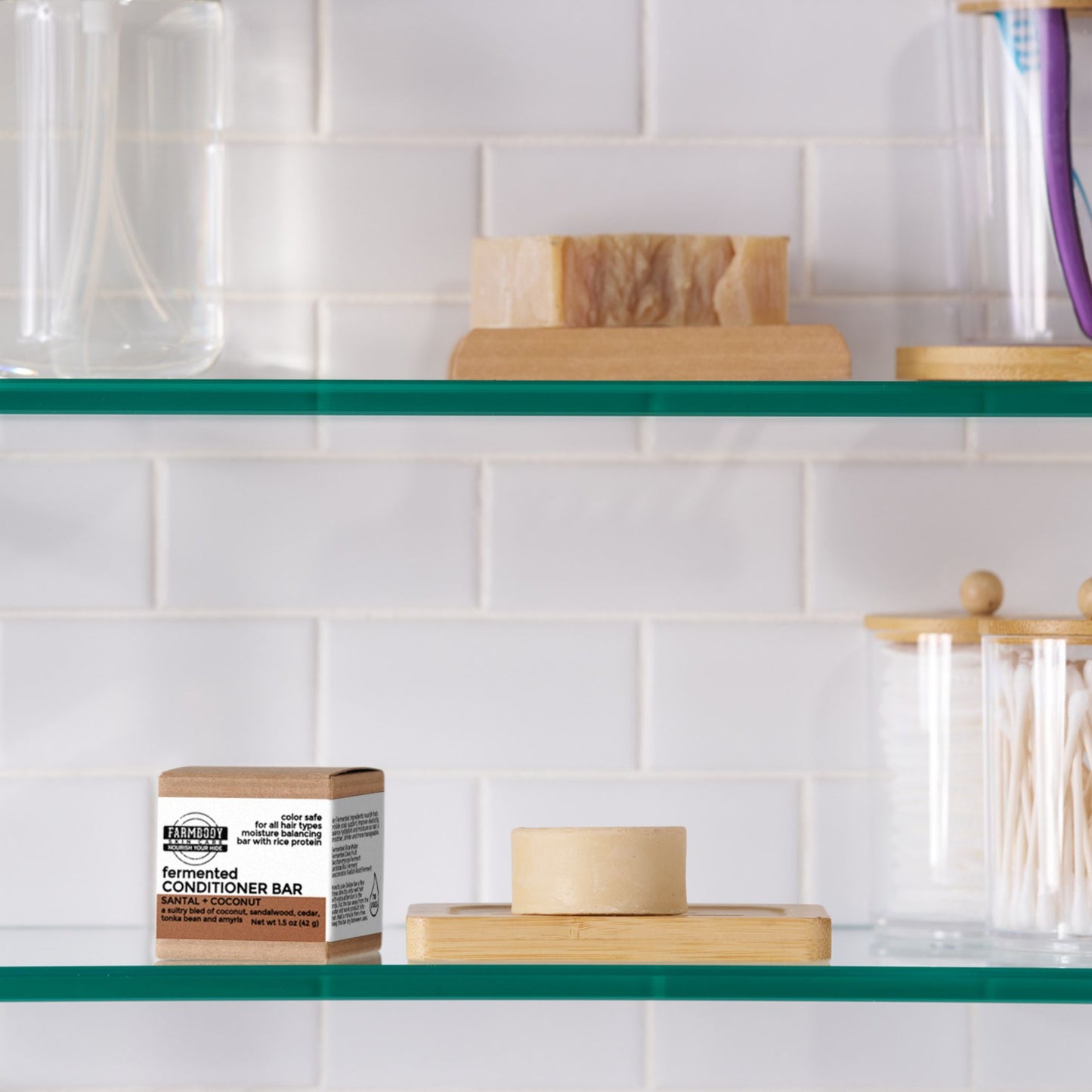 Solid Conditioner Bar | Santal + Coconut