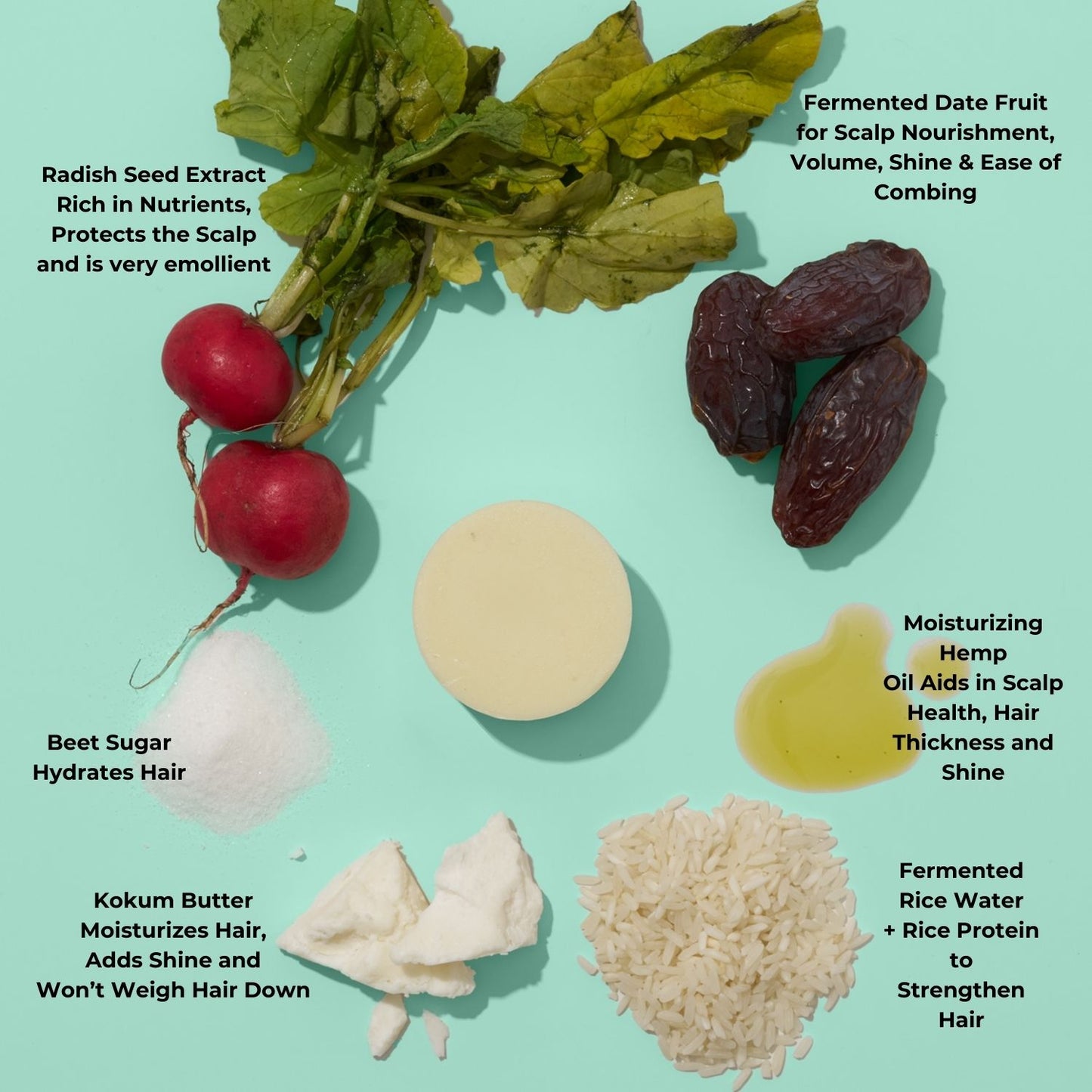 Fermented Rice Water Conditioner Bar for Calm Scalp