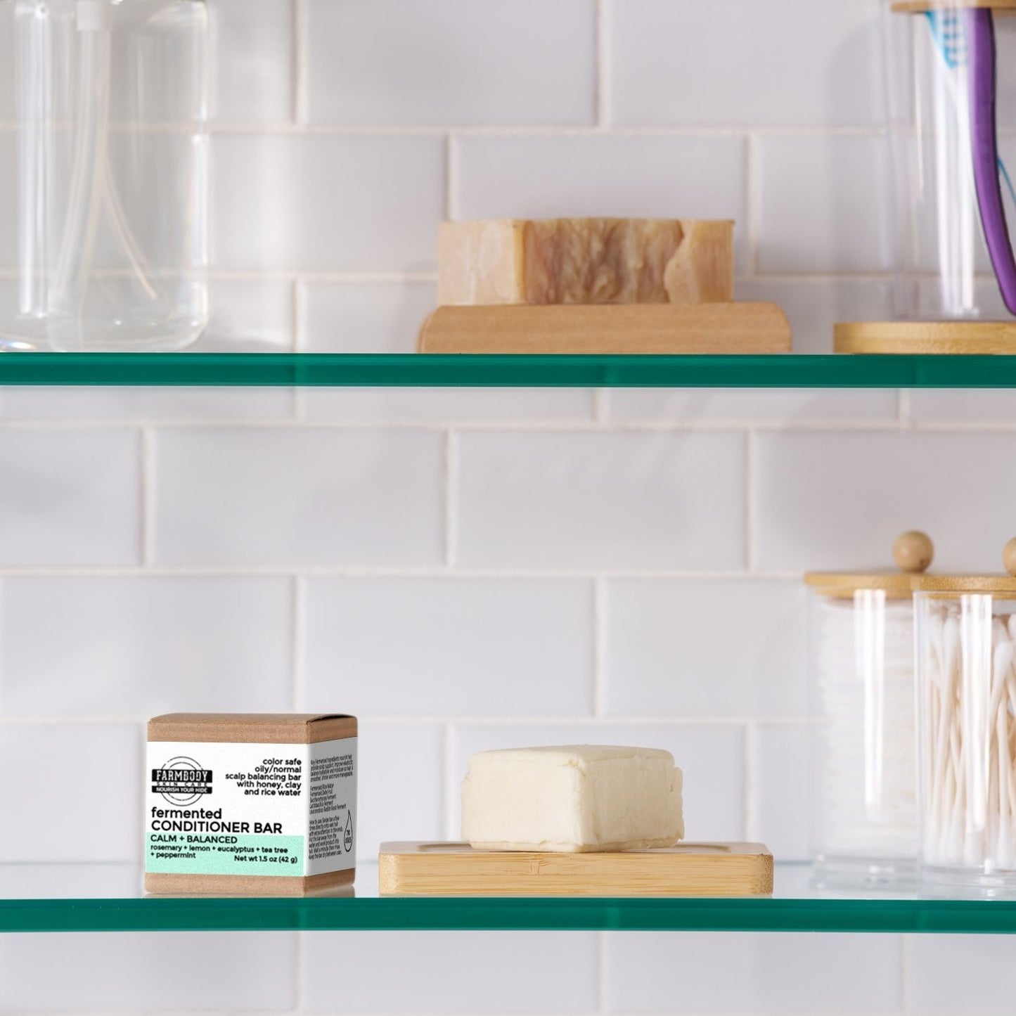 Fermented Rice Water Conditioner Bar for Calm Scalp