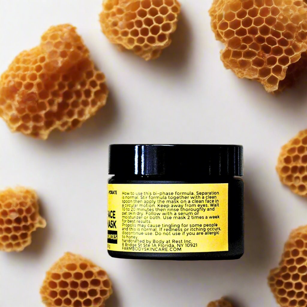 Exfoliating Face Mask with Propolis, Ceramides and Botanicals | All Skin Types
