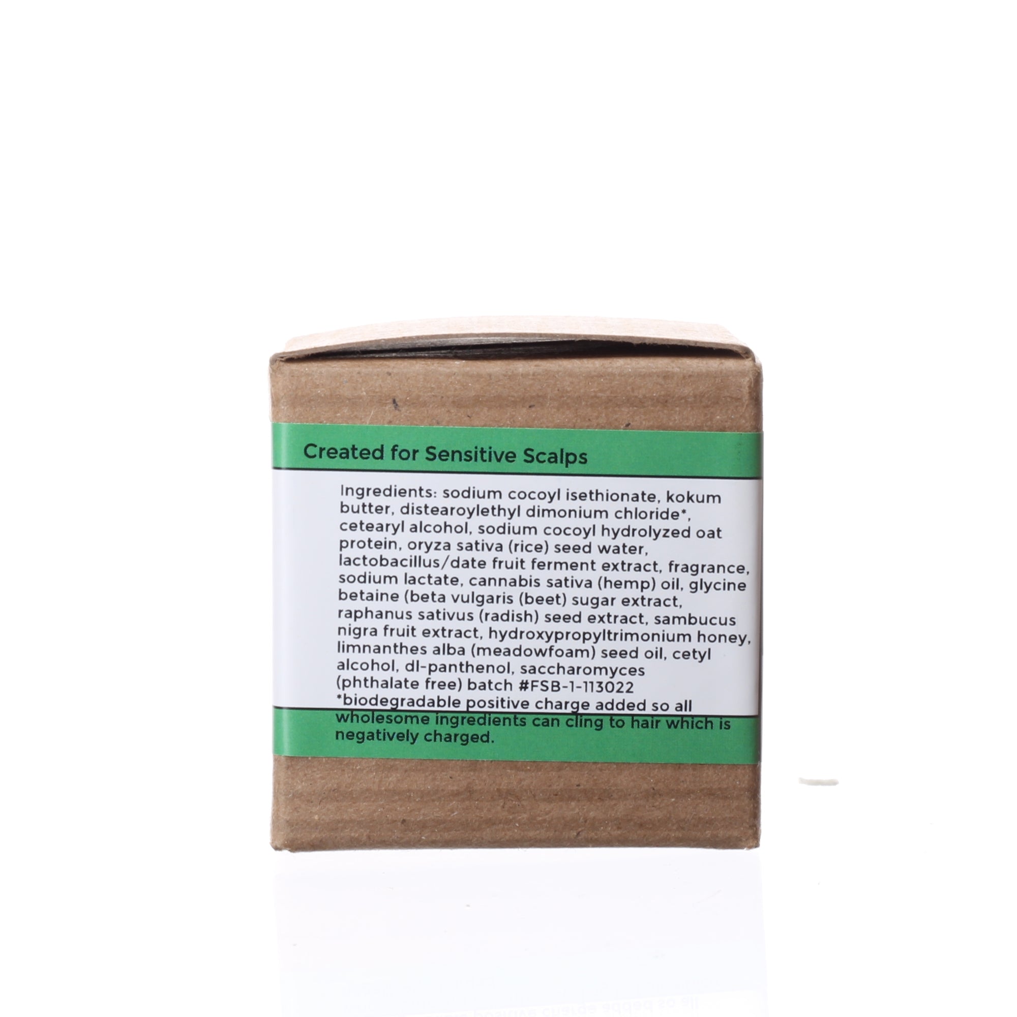 Farmbody solid shampoo bar sulfate free ingredients for sensitive scalps