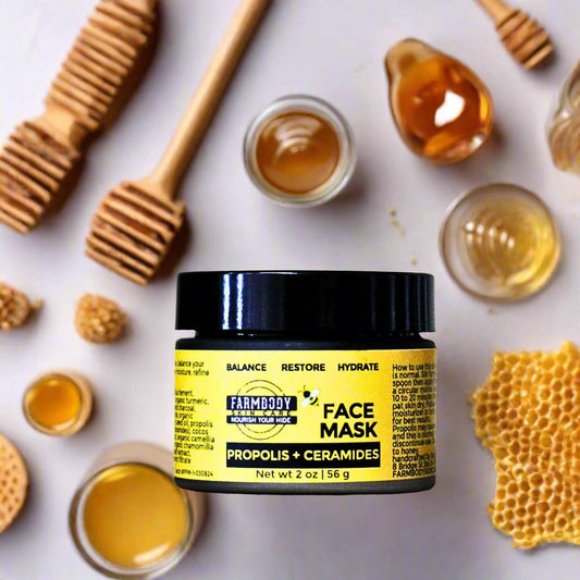 Exfoliating Face Mask with Propolis, Ceramides and Botanicals | All Skin Types