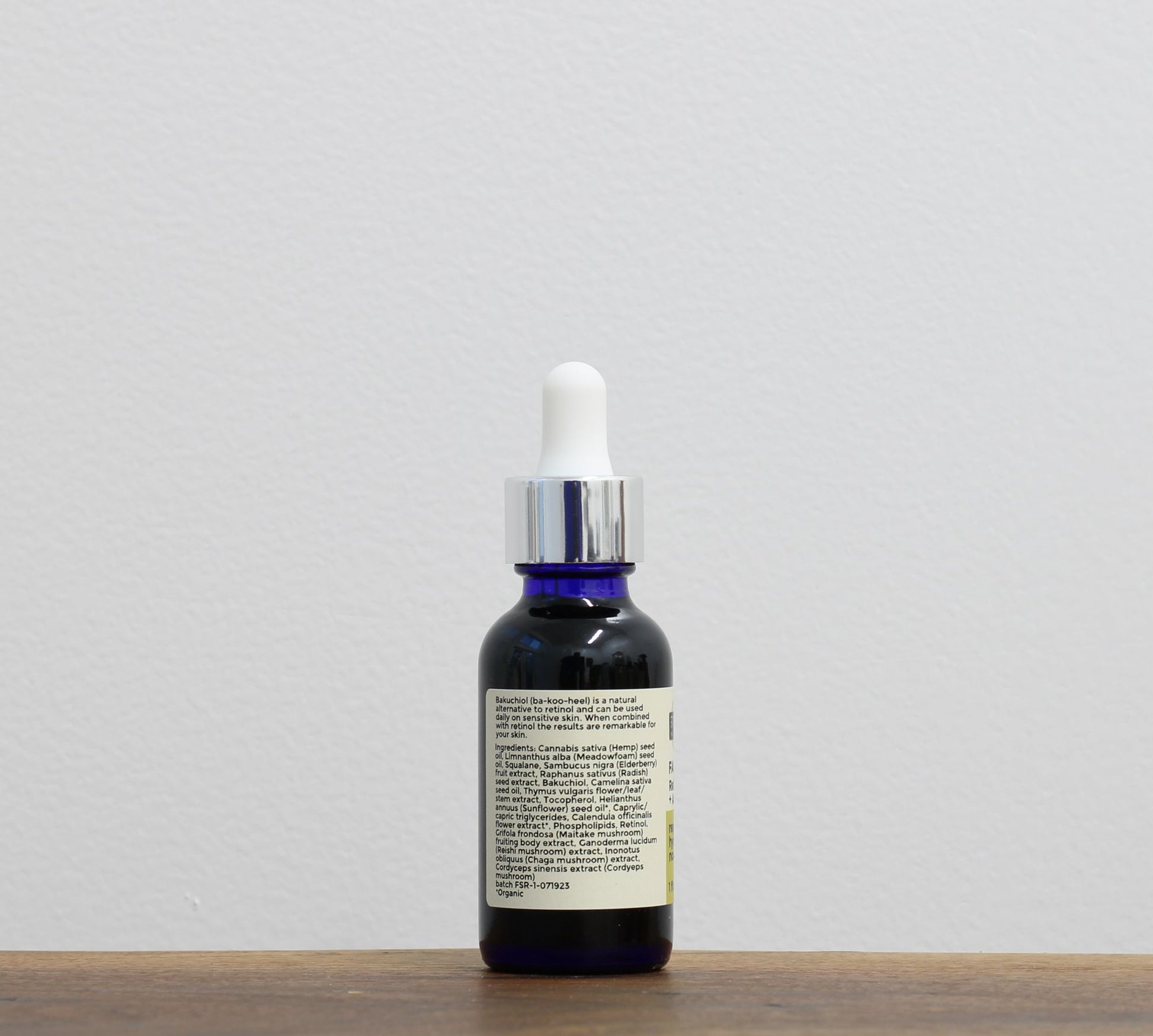 Farmbody Skin Care Retinol and Bakuchiol Serum Ingredients