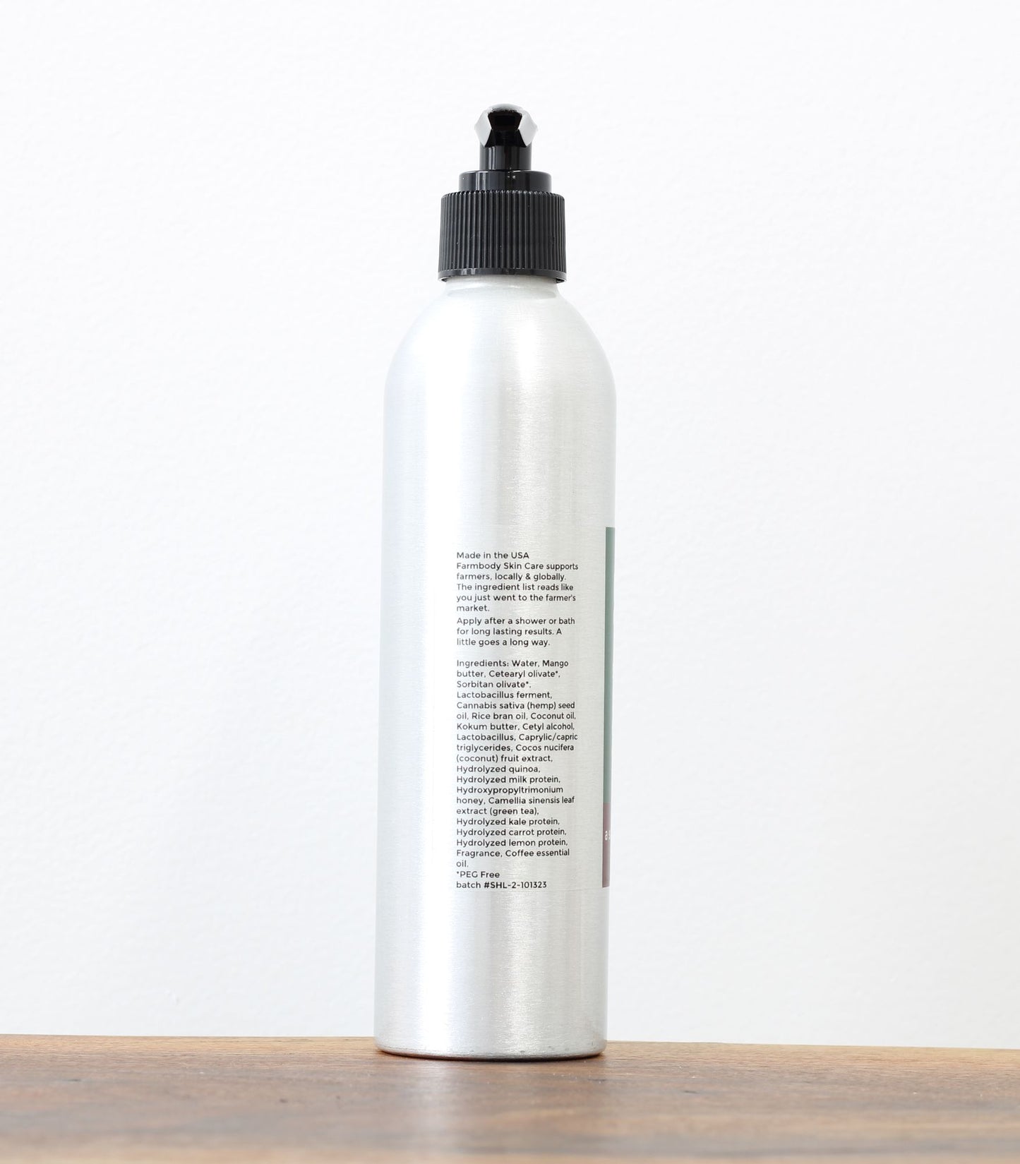 Superfood Hemp Lotion with Goat Milk