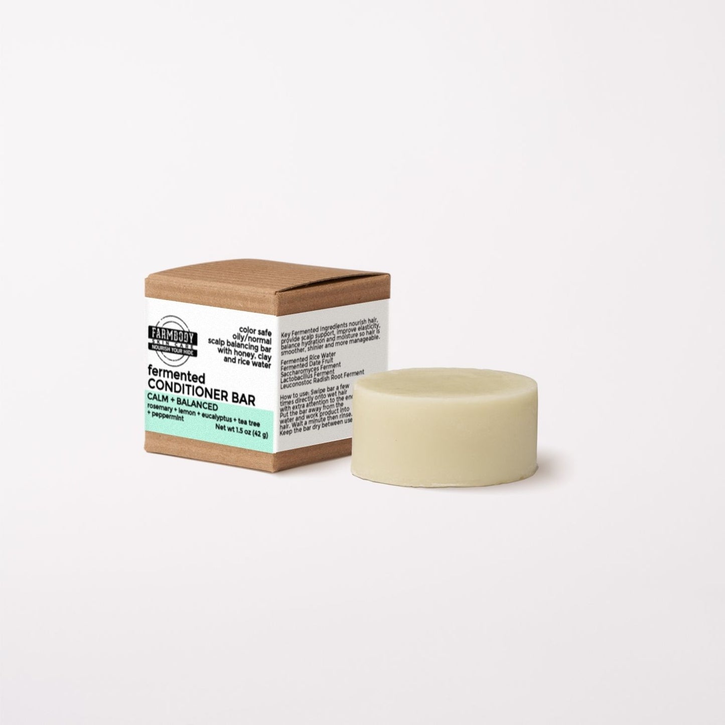 Fermented Rice Water Conditioner Bar for Calm Scalp