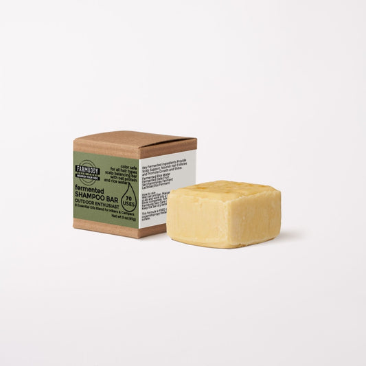 Solid Shampoo Bar | Outdoor Enthusiast with 8 Essential Oils