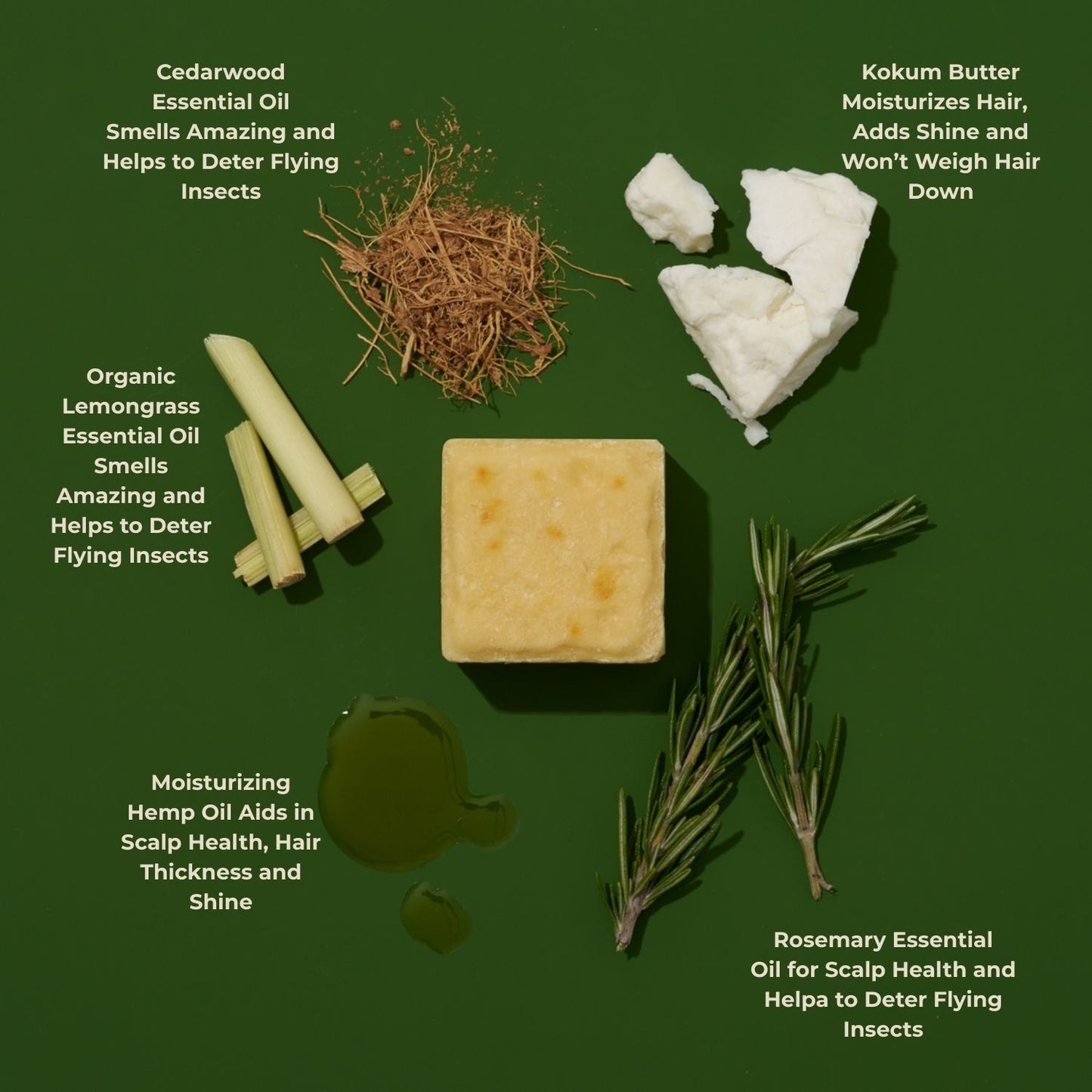 Solid Shampoo Bar | Outdoor Enthusiast with 8 Essential Oils