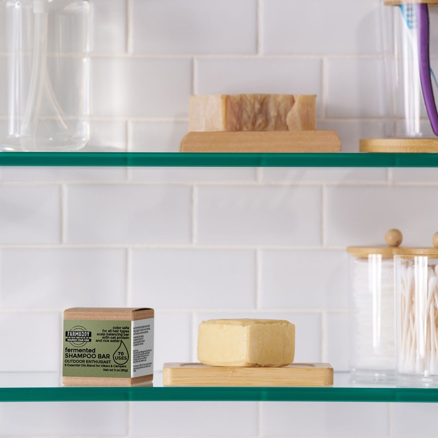 Solid Shampoo Bar | Outdoor Enthusiast with 8 Essential Oils