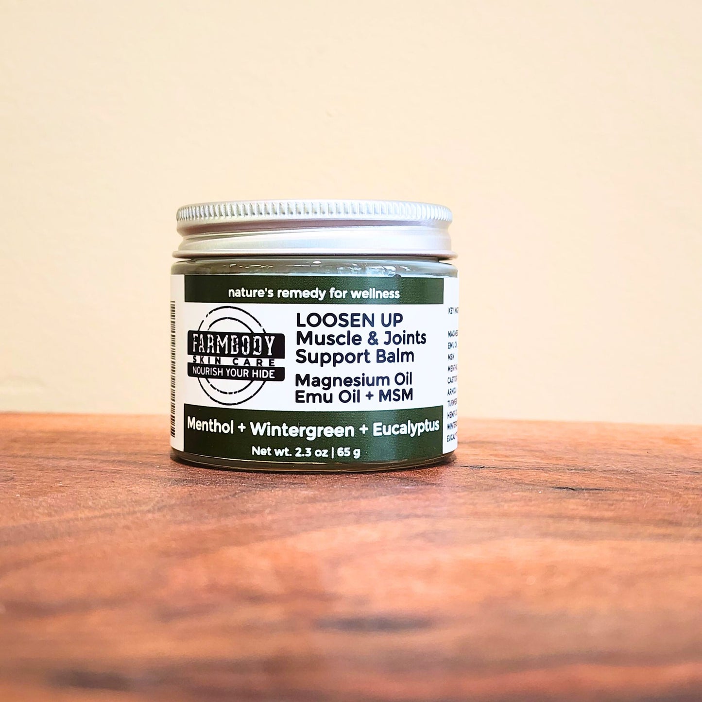 Loosen Up Muscle and Joint Support Balm with Magnesium and Emu Oil