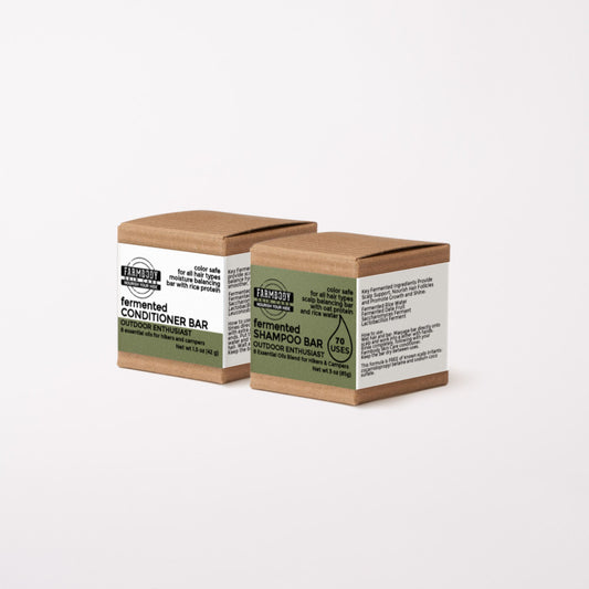Solid Shampoo and Conditioner Set | Outdoor Enthusiast