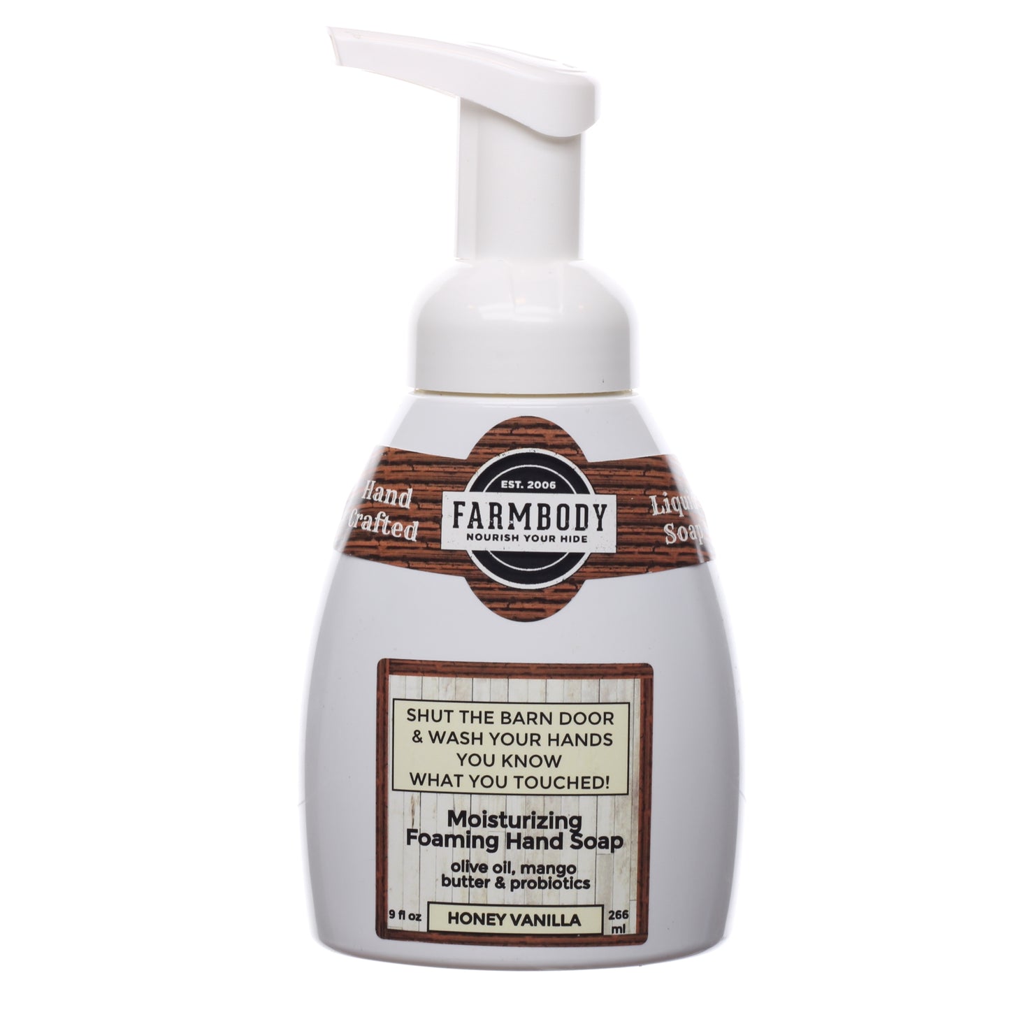 Jabón de manos espumoso artesanal