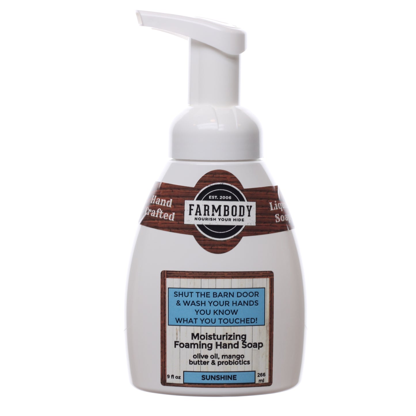 Jabón de manos espumoso artesanal