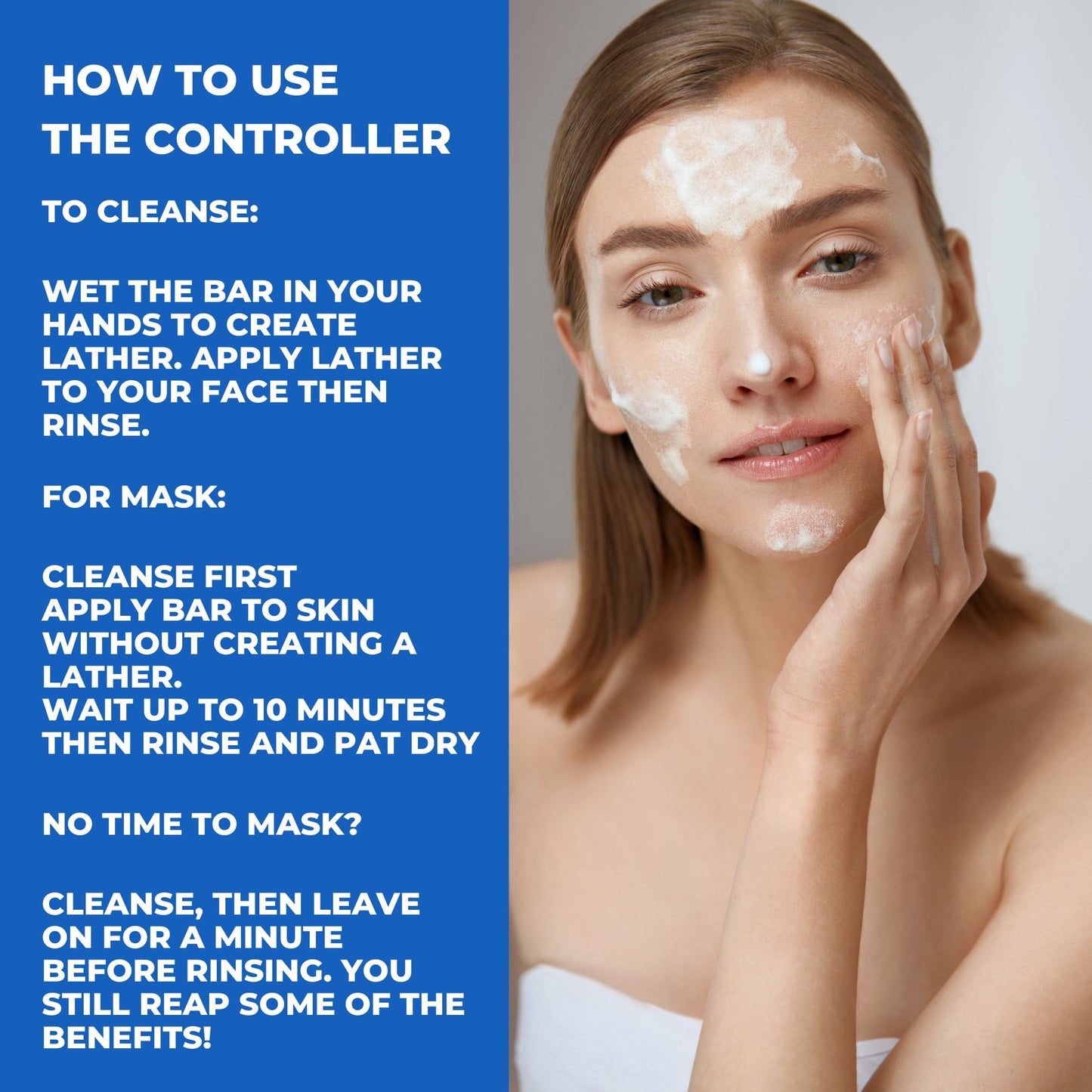 The Controller | Solid Botanical Facel Cleanser + Mask