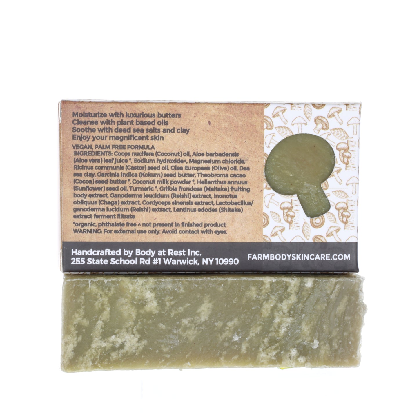 Magnesium Mushroom Soap | Best Soap for Psoriasis and Eczema Prone Skin
