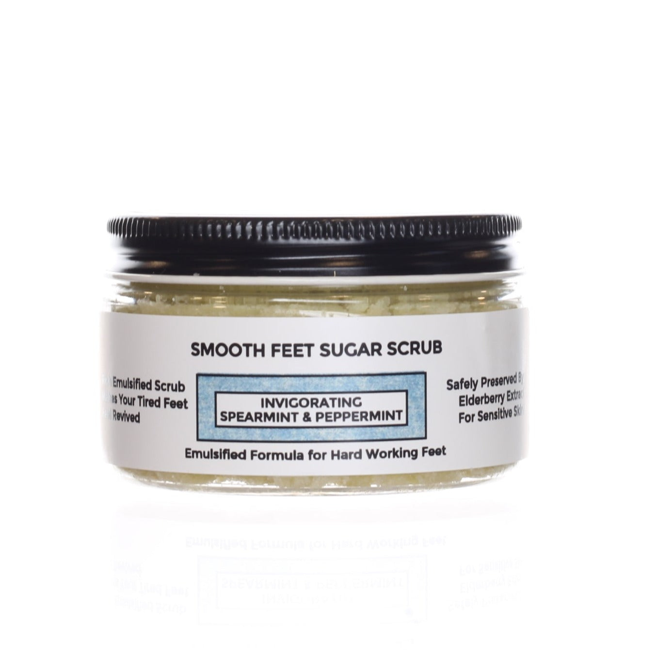Farmbody Smooth Feet Sugar Scrub Vegan Formula for hardworking feet to smooth dry skin and exfoliate calluses
