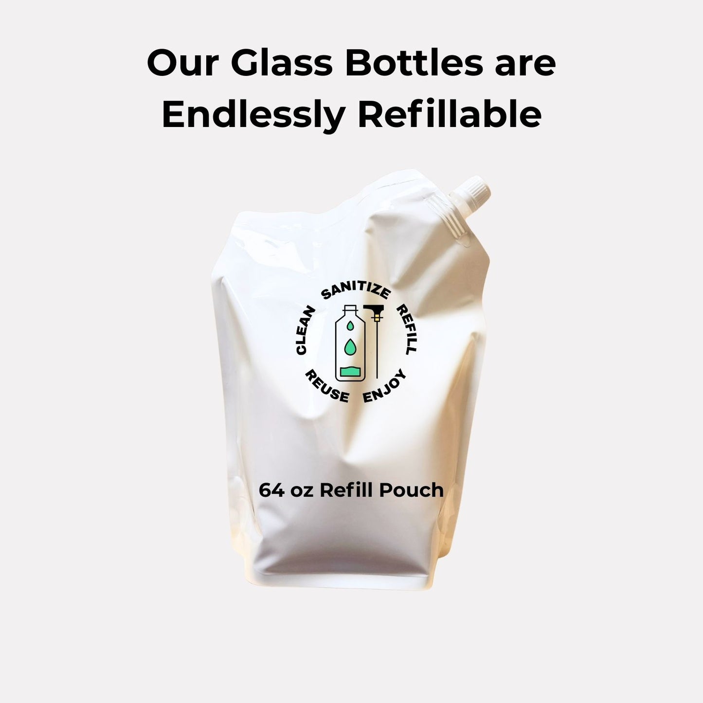 Jabón líquido para platos | Recargable y biodegradable | Botella de vidrio