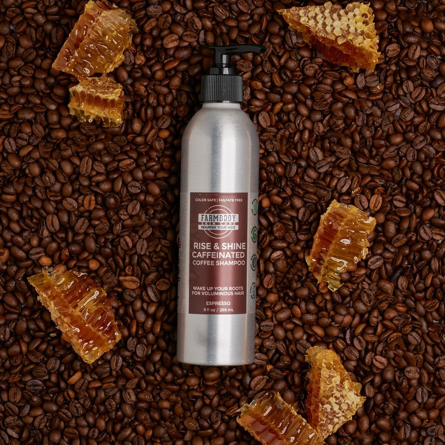 Caffeinated shampoo ingredients for hair growth free of cocamidopropyl betaine