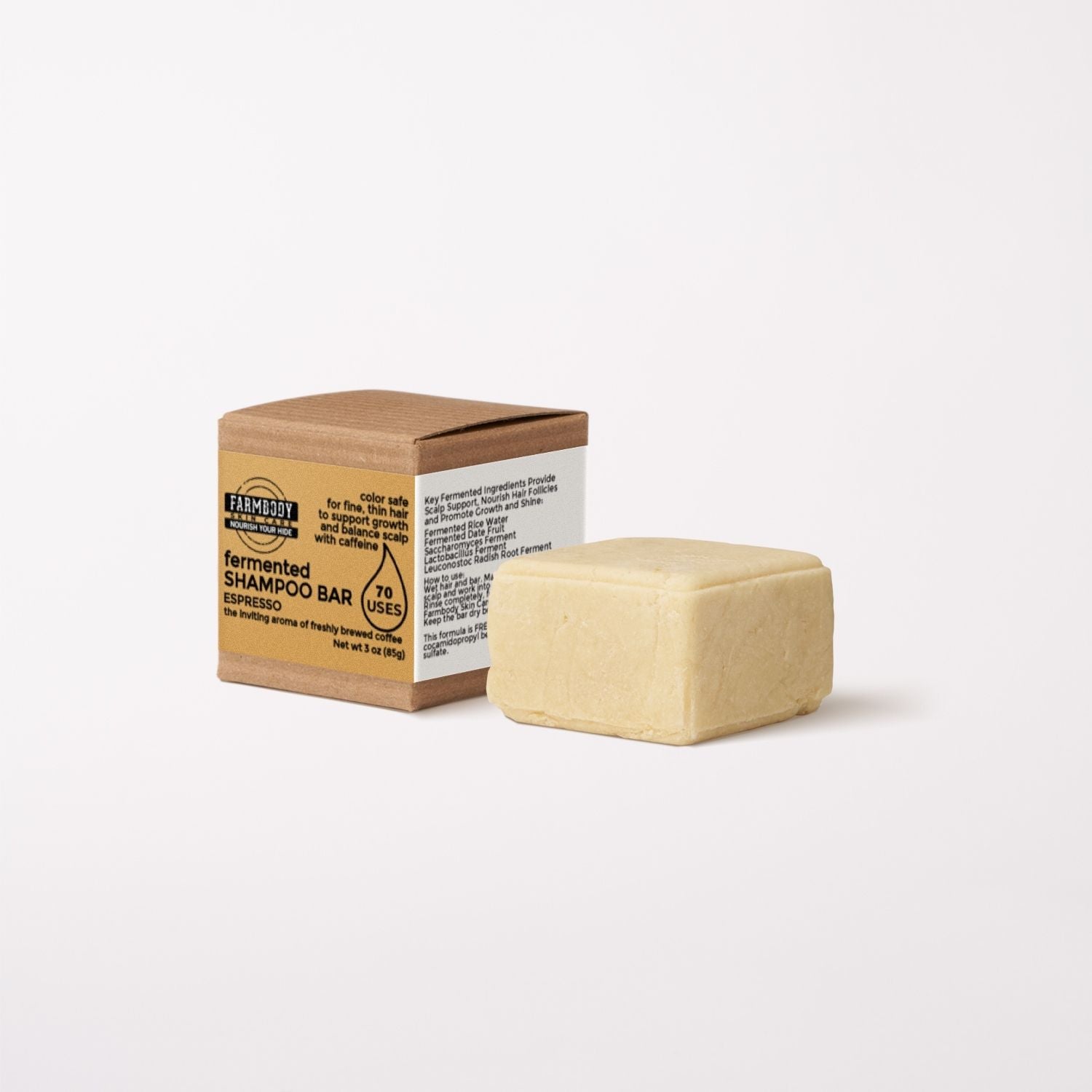 Rise & Shine Coffee Shampoo Bar for Maximum Growth & Shine