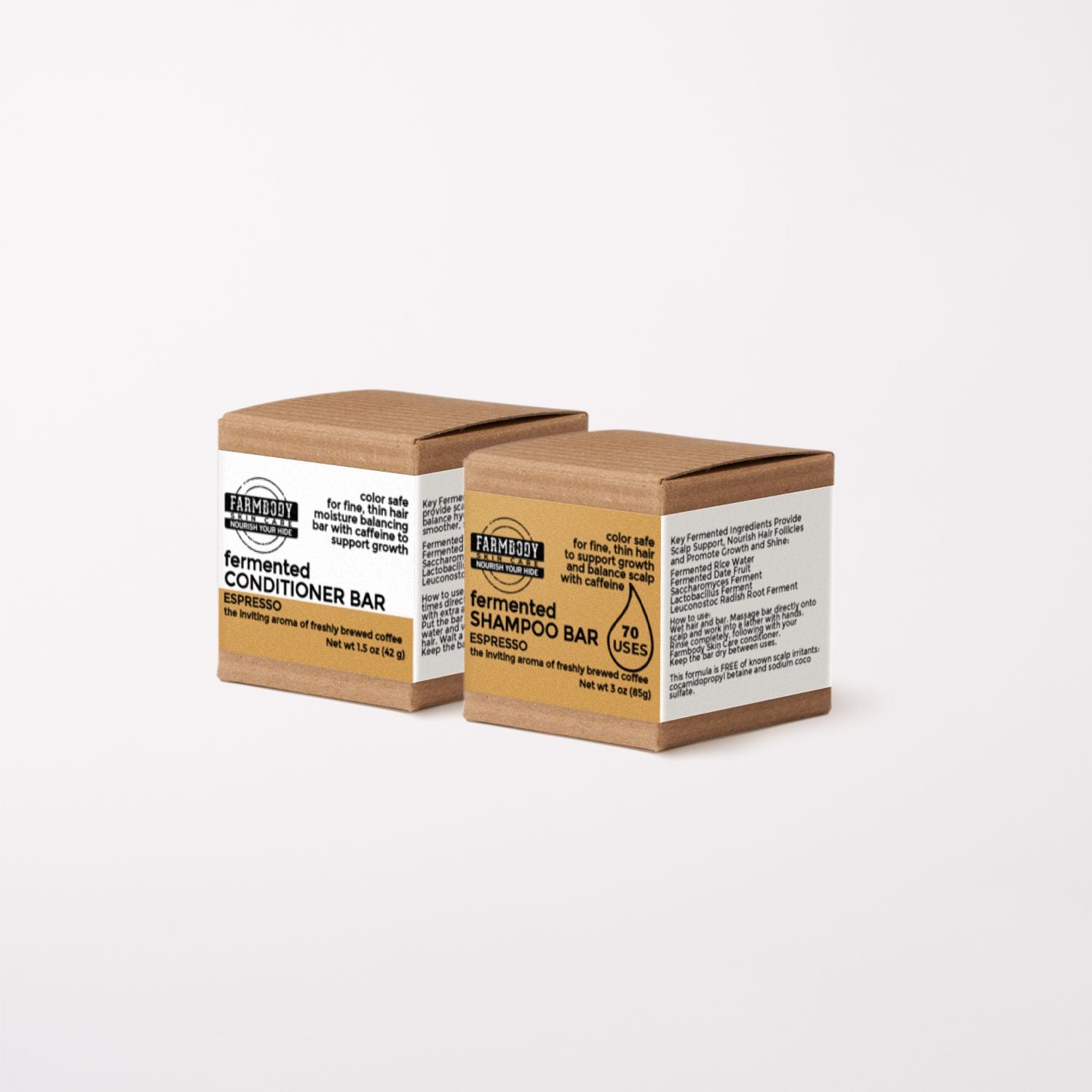 zero waste caffeinated rice water shampoo and conditioner bars for hair growth