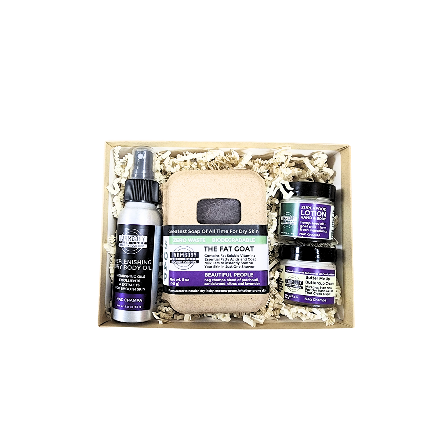 Beautiful People Gift and Travel Set | Nag Champa 4 pc Set