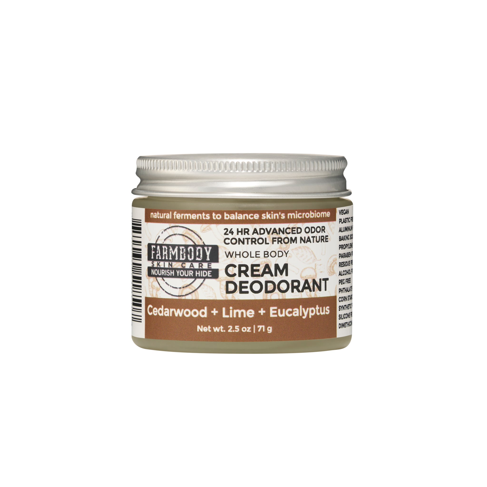 Cream Deodorant with Magnesium | Baking Soda and Aluminum Free