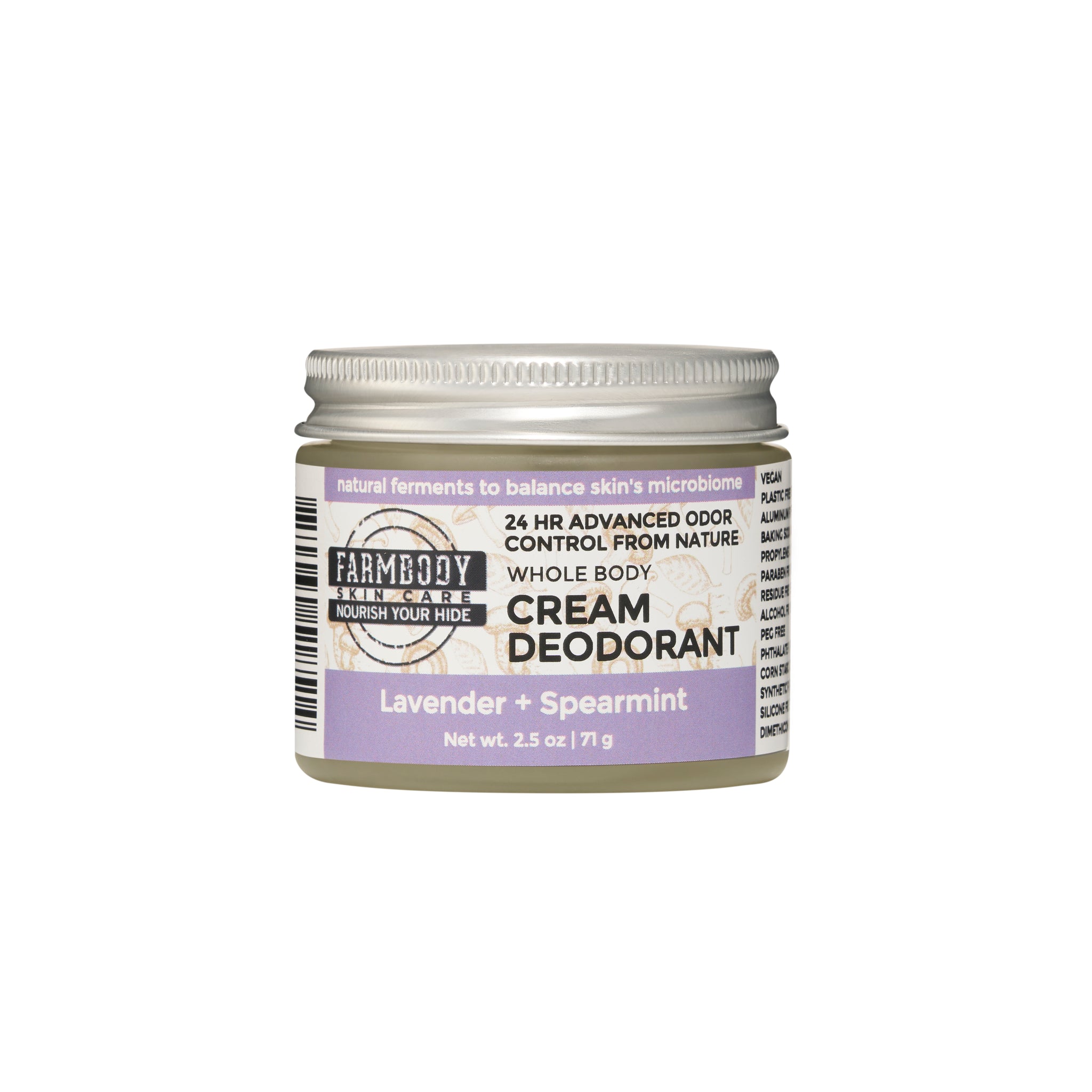 Cream Deodorant with Magnesium | Baking Soda and Aluminum Free