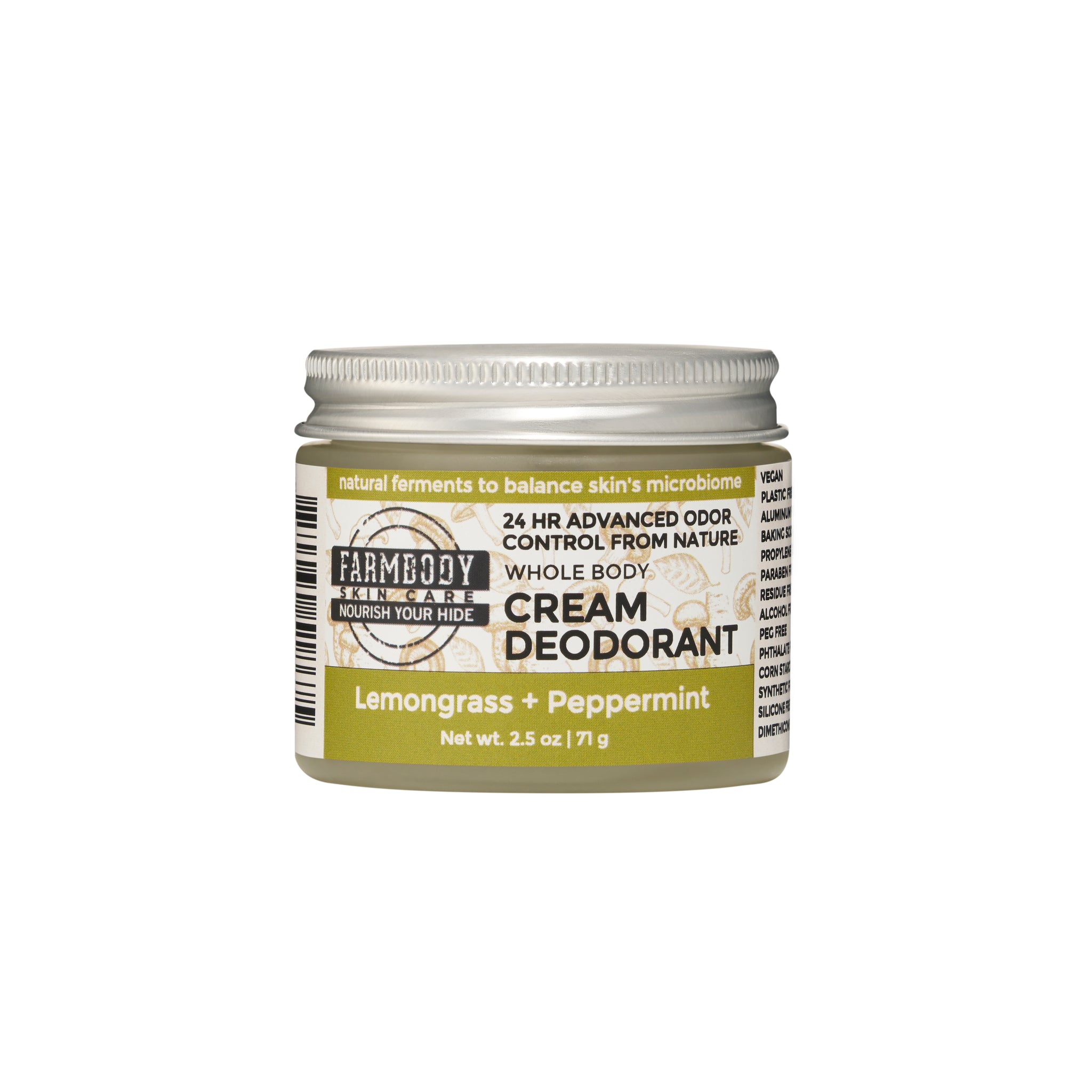 Cream Deodorant with Magnesium | Baking Soda and Aluminum Free