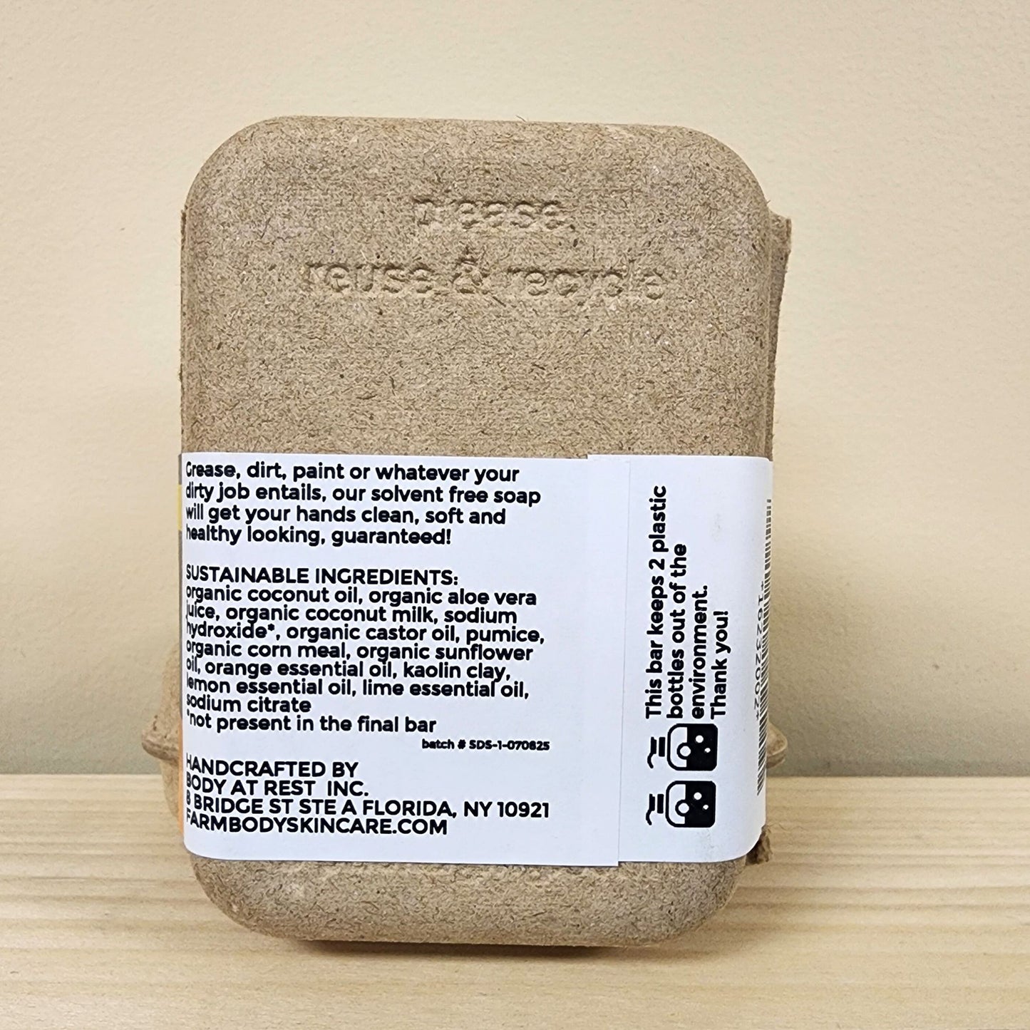 Dirty Job Soap with Pumice, Corn Meal and Aloe