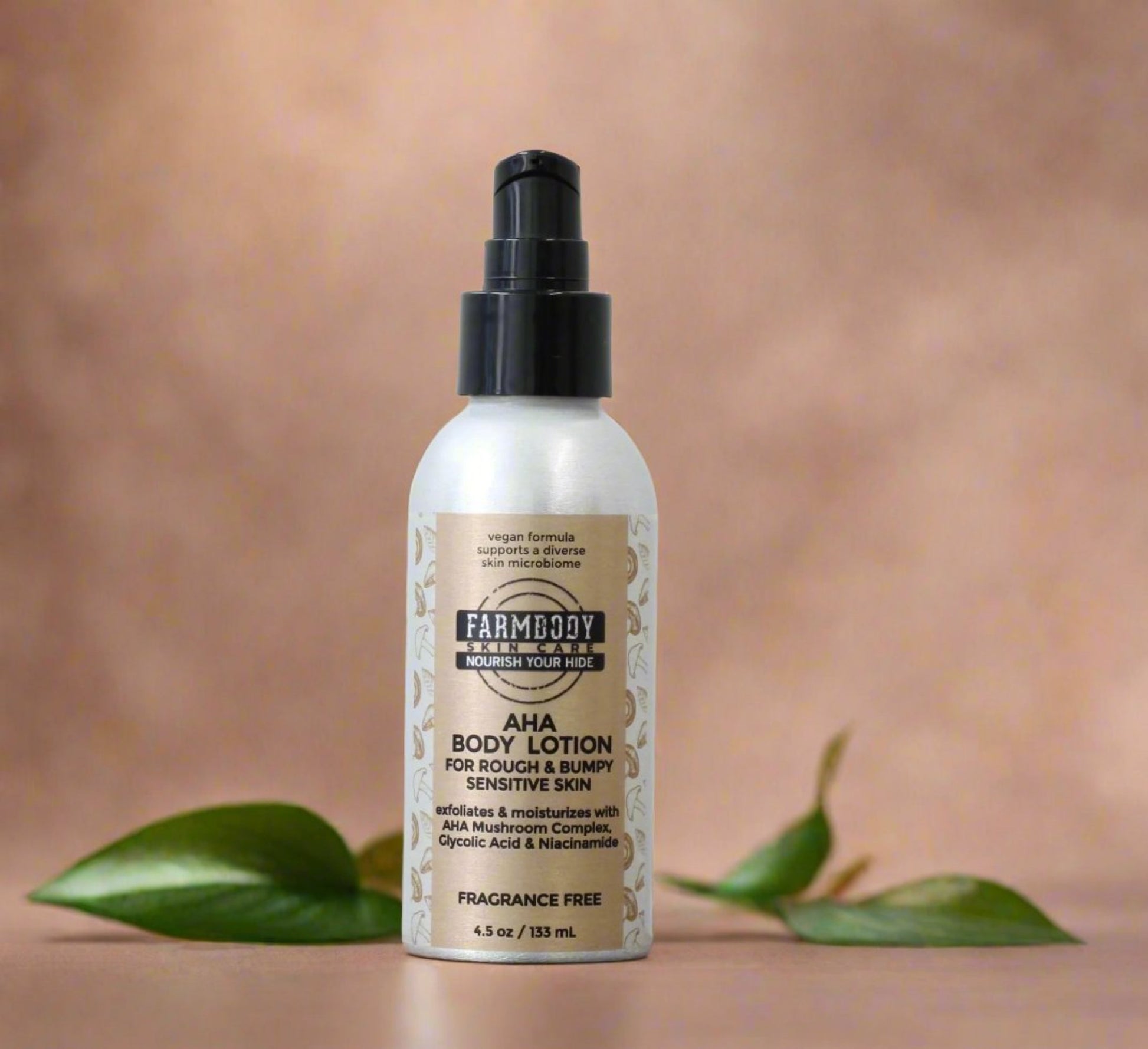 AHA Lotion for Rough and Bumpy Sensitive Skin | Fragrance Free - Farmbody
