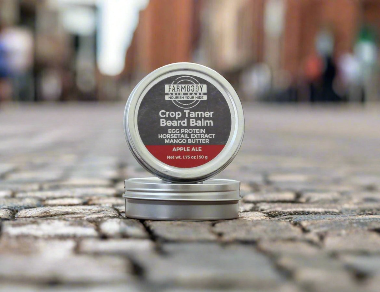Crop tamer beard balm with egg protein horsetail extract and mango butter for the best way to condition your beard