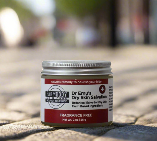 Dr Emu's Dry Skin Salvation Salve for Dry skin with emu oil and tallow