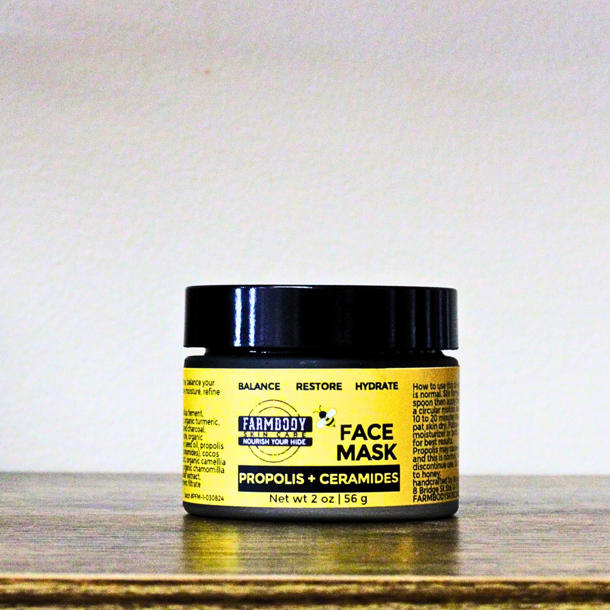 Face Mask with Propolis, Ceramides and Botanicals | All Skin Types