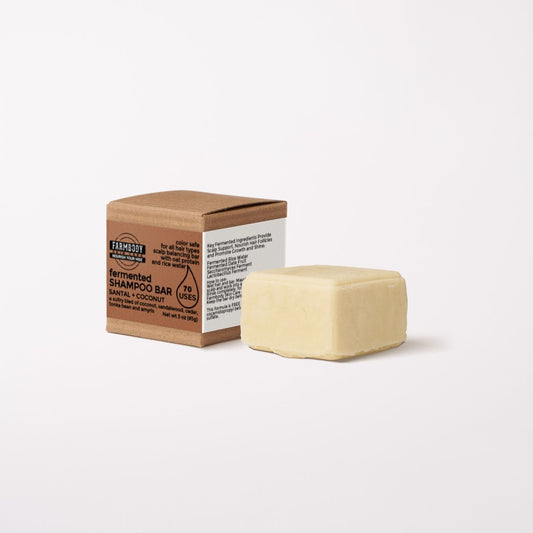 Fermented Rice Water Shampoo Bar | Santal + Coconut