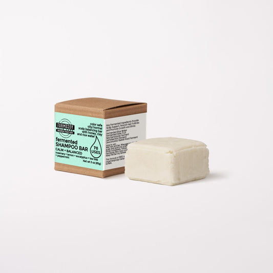 Fermented Rice Water Shampoo Bar for Calm and Balanced Scalp