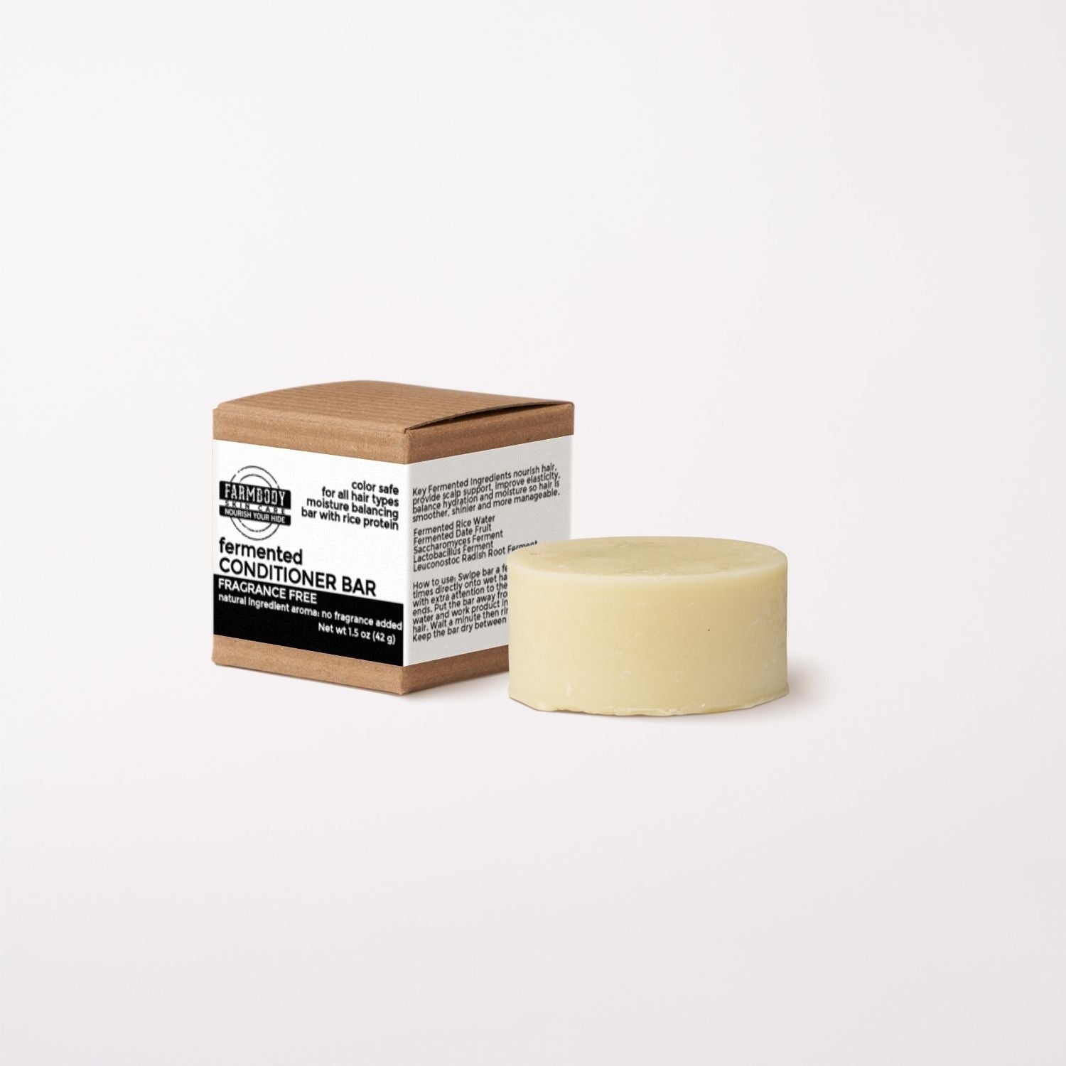 Zero Waste | Silicone Free| Solid Conditioner Bar | Fragrance Free