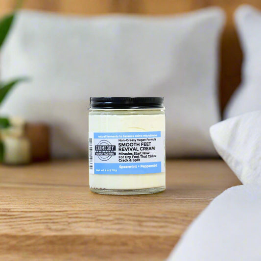 foot cream to prevent splits and cracked heels in peppermint and spearmint safe for diabetic feet