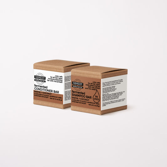 Rice Water Shampoo and Conditioner Set | Santal + Coconut
