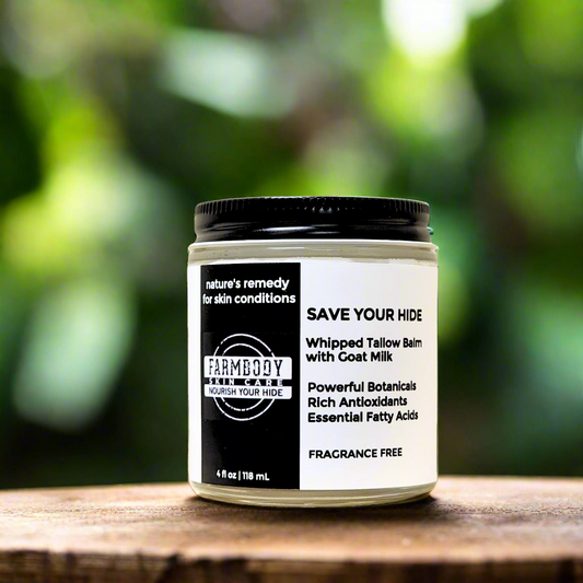 Whipped Tallow Balm with Goat Milk for Dry and Excema prone skin