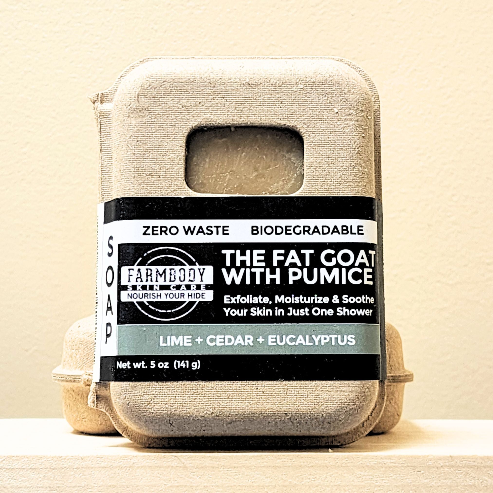 The Fat Goat Exfoliating Bar Soap with Pumice