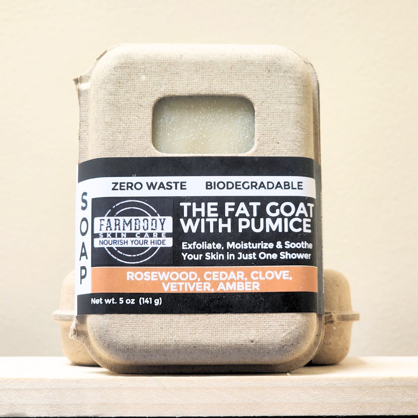 The Fat Goat Exfoliating Bar Soap with Pumice