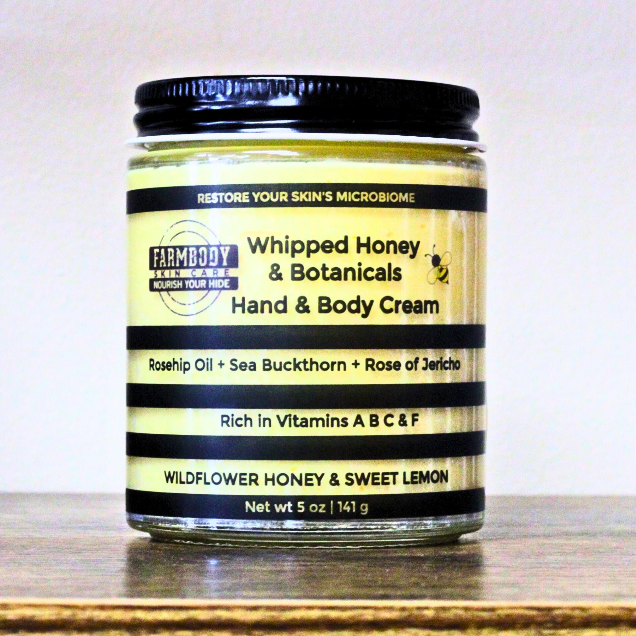 Whipped Honey & Botanicals Hand and Body Cream: Wildflower Honey & Sweet Lemon