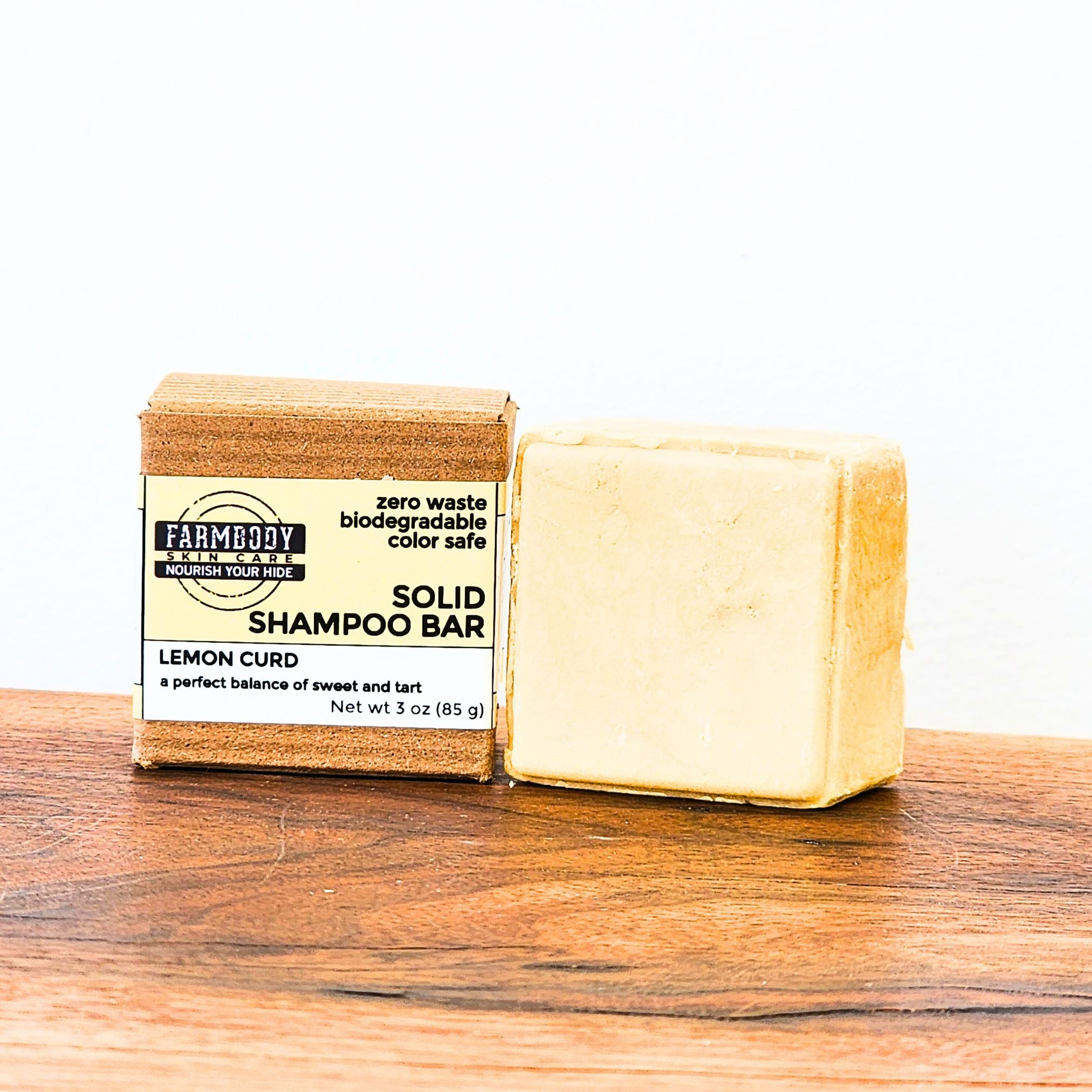 Zero Waste Solid Shampoo Bar | Sulfate Free | Lemon Curd – Farmbody