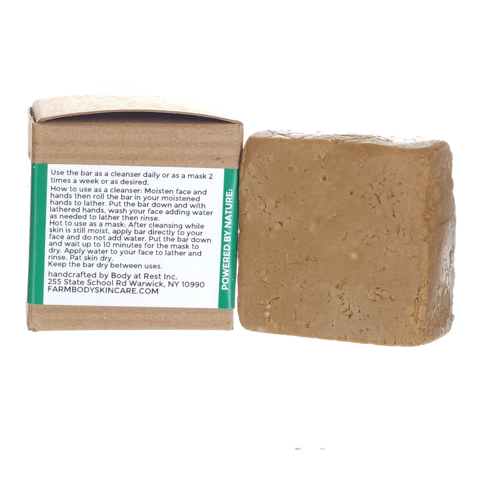 Farmbody how to use the dew good solic facial cleanser bar and mask