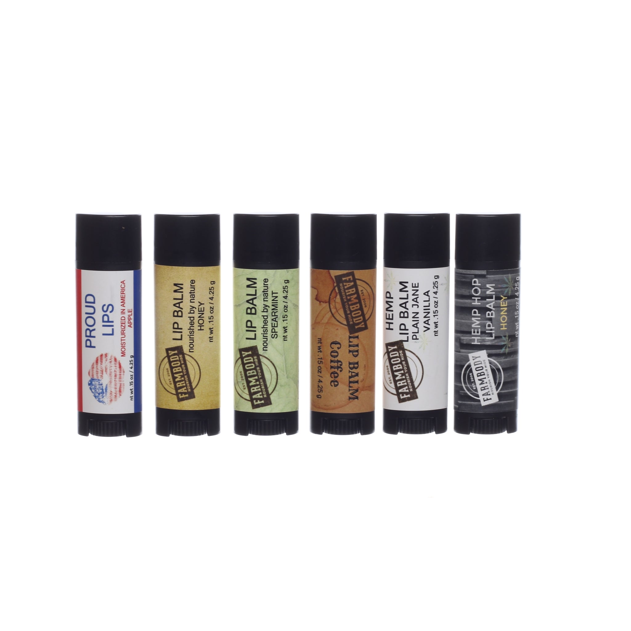 Farmbody Lip Balm Collection Nourished by Nature