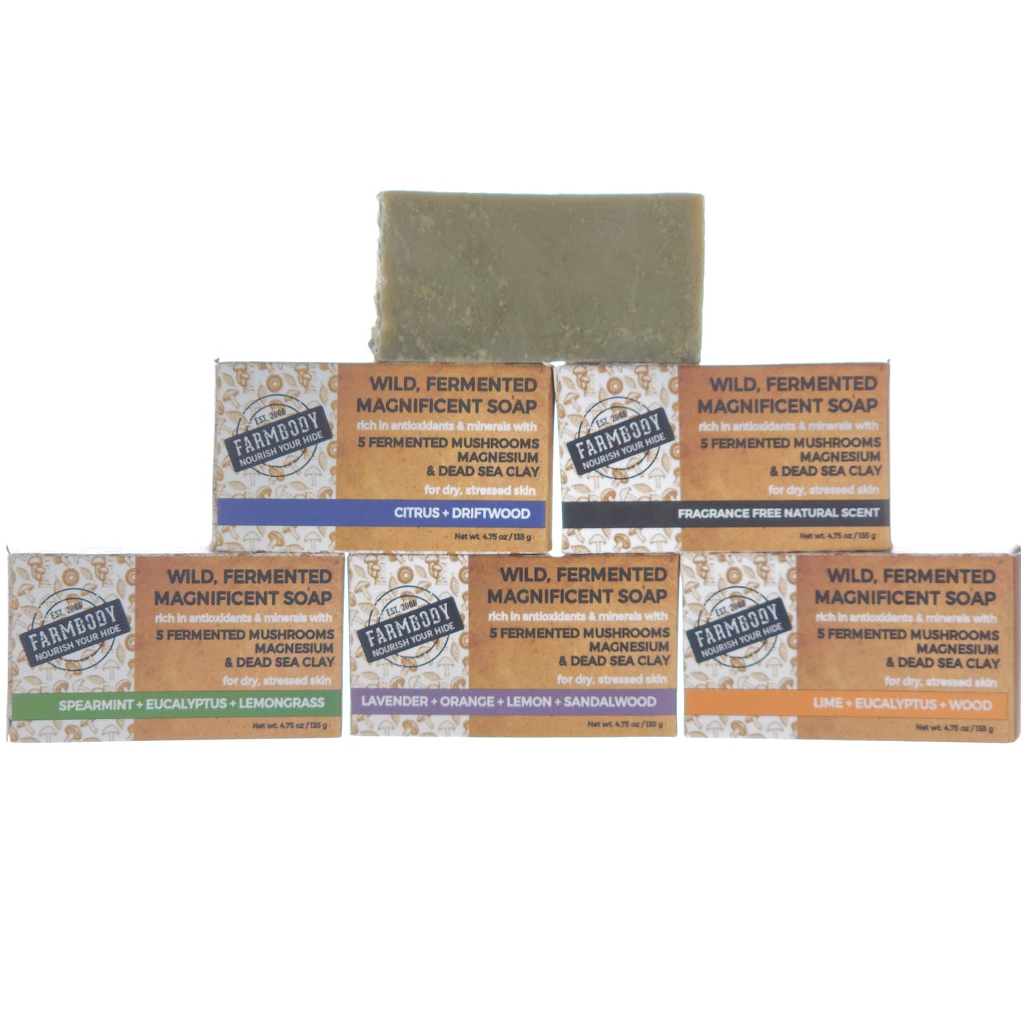 Magnesium Mushroom Soap | Best Soap for Psoriasis and Eczema Prone Skin
