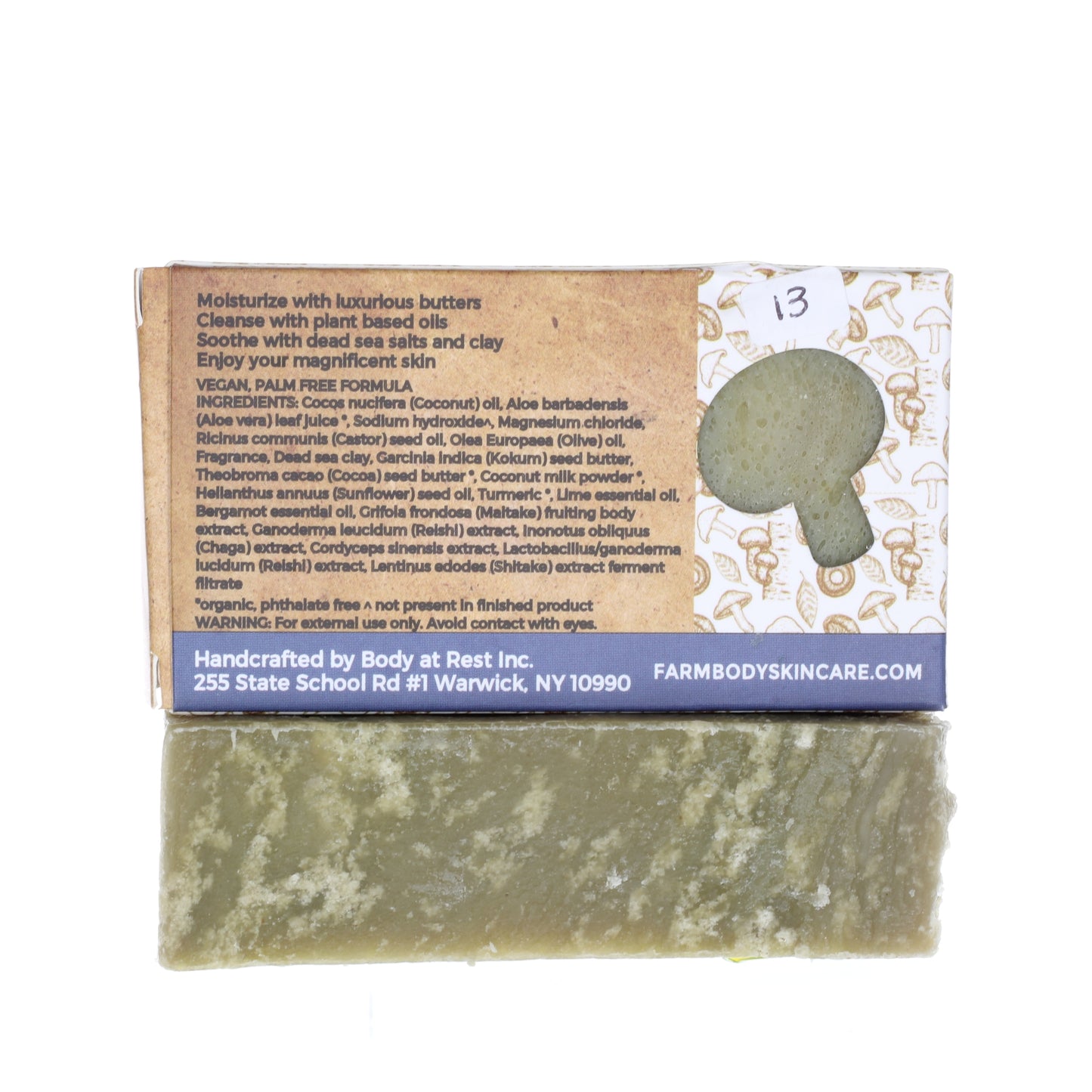 Magnesium Mushroom Soap | Best Soap for Psoriasis and Eczema Prone Skin