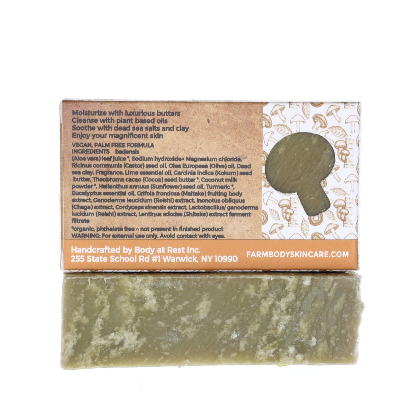 Magnesium Mushroom Soap | Best Soap for Psoriasis and Eczema Prone Skin