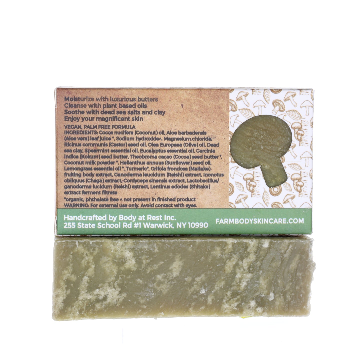 Magnesium Mushroom Soap | Best Soap for Psoriasis and Eczema Prone Skin
