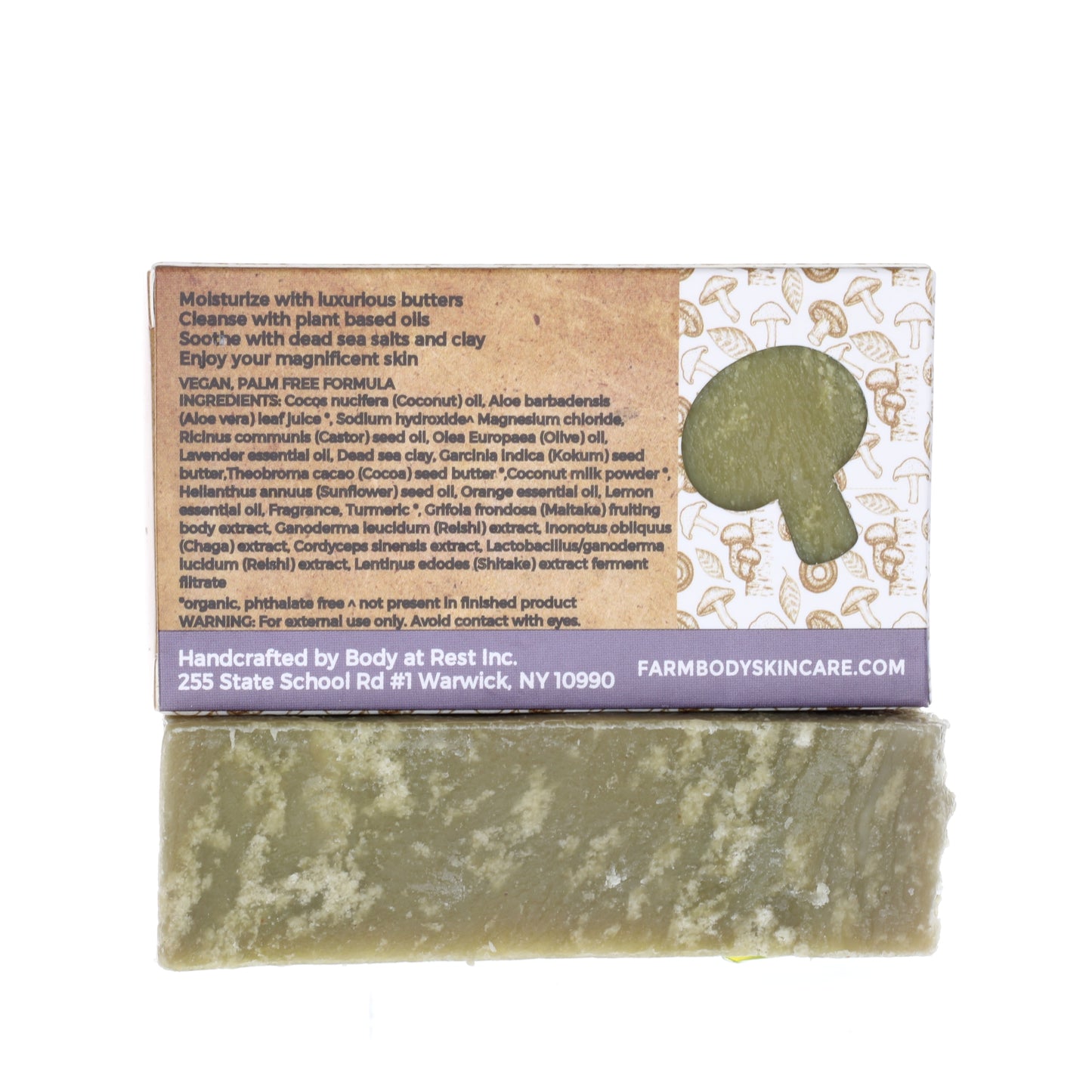 Magnesium Mushroom Soap | Best Soap for Psoriasis and Eczema Prone Skin